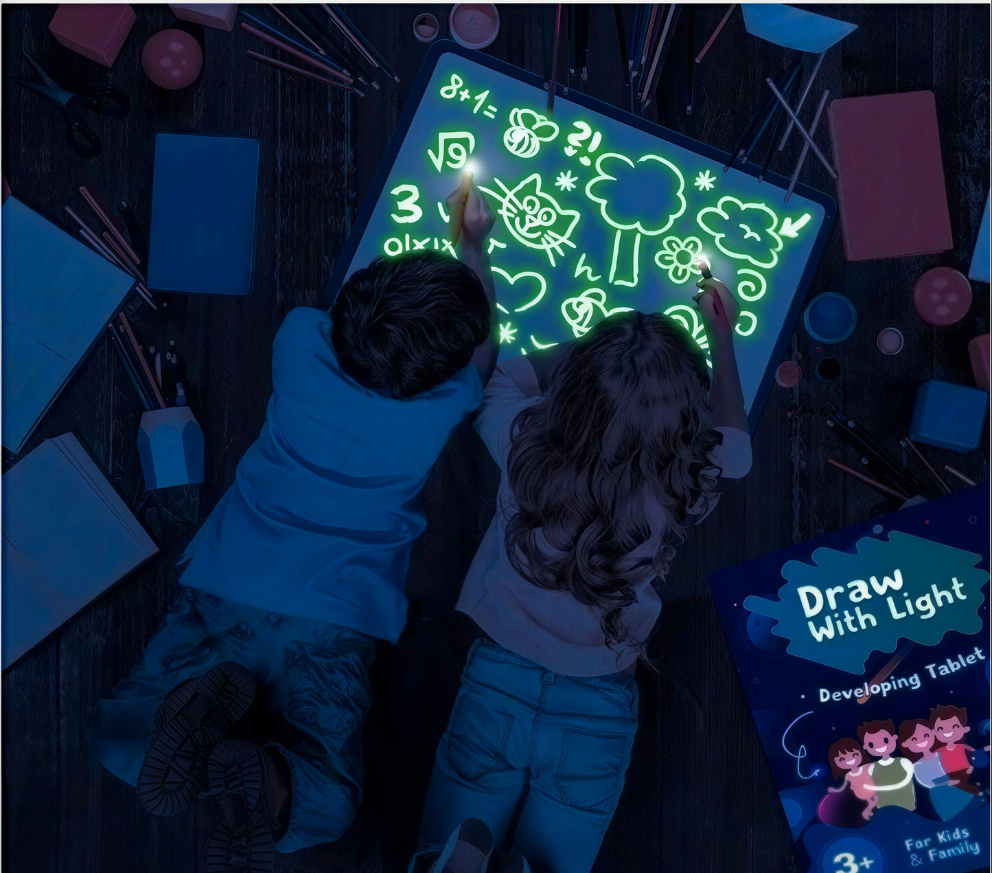 GlowBoard™ - Magic 3D Drawing Pad